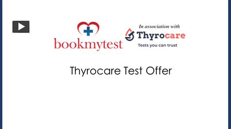 thyrocare test package offers|thyrocare official website.